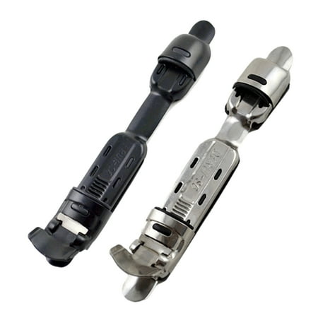 ZYHARUKO Fishing Reel Seats Deck Rod Clip Holder Tool Stainless Steel Seats Fishing Rod Clip Wheel