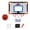 Without Scoring, variant on Siruishop Wall Mounted Basketball Hoop Foldable over The Door Mini Hoop for Boys Girls Small Without Scoring