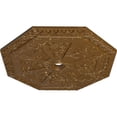 thumbnail image 3 of 29 1/8"OD x 2 1/4"ID x 1 1/8"P Spring Octagonal Ceiling Medallion (Fits Canopies up to 3"), Hand-Painted Smokey Topaz Crackle, 3 of 6