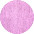 thumbnail image 1 of Ahgly Company Indoor Round Abstract Pink Contemporary Area Rugs, 8' Round, 1 of 4