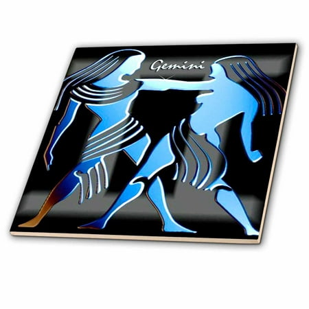 Gemini Zodiac Sign 4 Inch Ceramic Tile ct-920-1