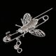 thumbnail image 5 of 5 Piezas Mujeres Cristal Sombrero Solapa Pin Insignia, 5 of 9