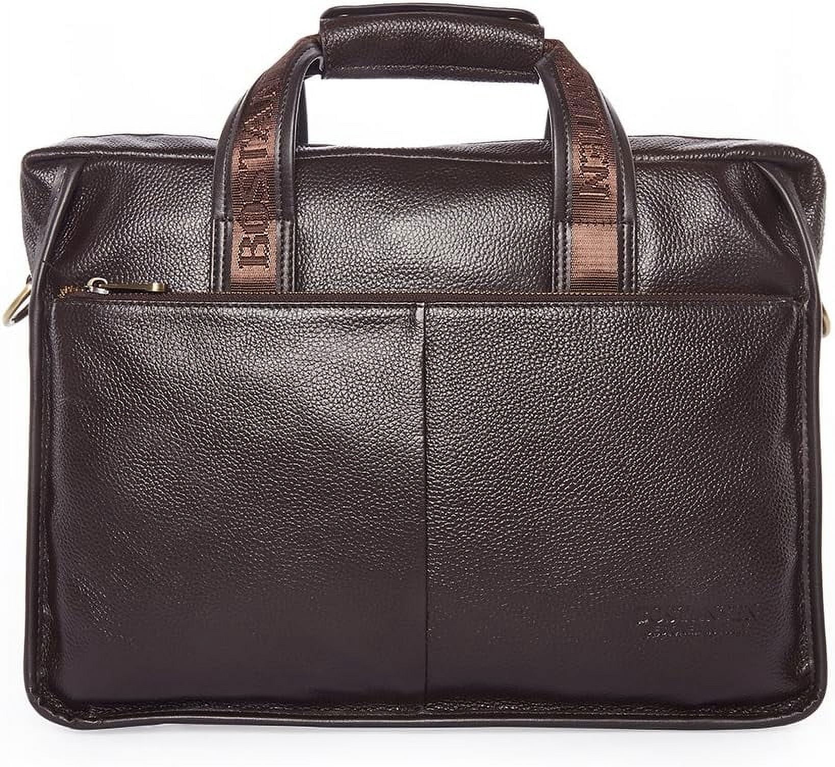 Leather Briefcase Handbag Messenger Business Bags for Men