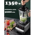thumbnail image 3 of Licuadora Profesional 2L Lagom SC6000 1350W 6 Cuchillas 32000 Rpm 15 Velocidades + Pulso Multifuncional Para Cocina Lagom SC-6000, 3 of 10