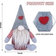 thumbnail image 4 of Gnomos navideños Papá Noel de peluche, figuras de elfos enanos navideños de 11 pulgadas, adornos navideños, decoración de mesa para suministros para festivales navideños, muñeco de, 4 of 5
