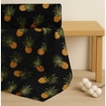 thumbnail image 4 of Soimoi Black Cotton Cambric Fabric Pine Fruits Print Sewing Fabric Yard 56 Inch Wide, 4 of 7