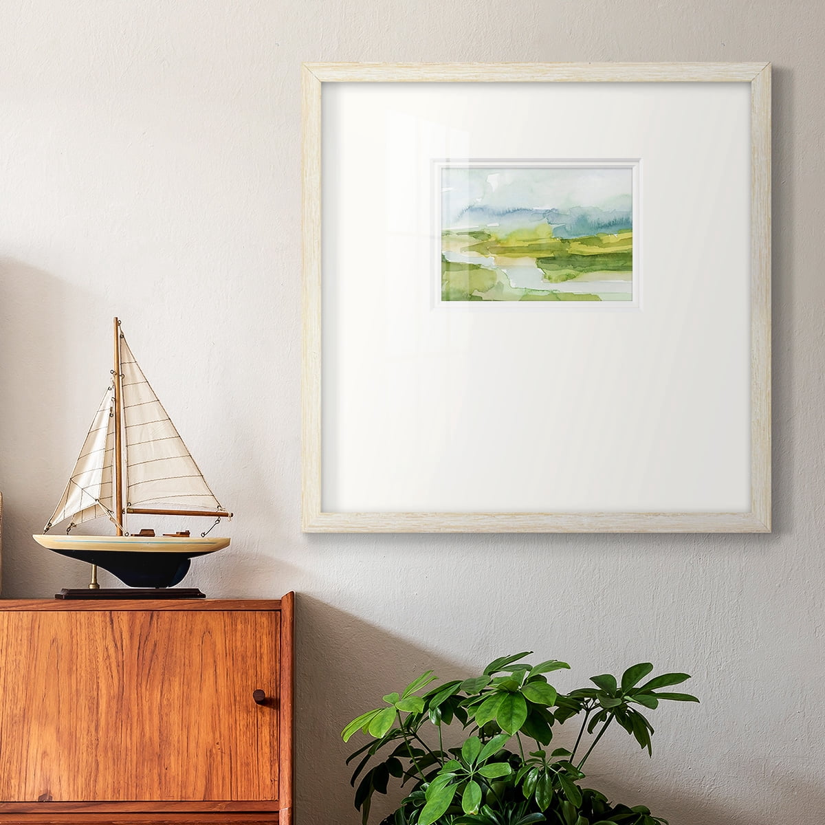 Watery Lowlands IPremium Framed Print