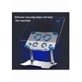 thumbnail image 3 of Foldable Mini Aluminum Alloy X16 Desktop Stand with 4 Cooling Fans - Height-Adjustable Tablet PC Holder and Small Notebook Radiator Bracket for Efficient Heat Dissipation, 3 of 6