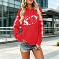 thumbnail image 2 of Football Shirts for Women Rugby Shirt Women Graphic Hoodie Oversized Hoodies for Women Long Sleeve V Neck Tops for Women Cute Hoodies Fall Sweaters for Women Summer Hoodies for Women, 2 of 7