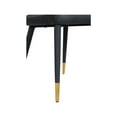 thumbnail image 5 of Meridian Furniture Destiny Black Vegan Leather Dining Chair, 5 of 8