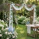 thumbnail image 4 of Guirnalda Artificial Qazbgdl de 2 M con 7 Rosas Azules | Enredadera de Flores de Seda para Arco de Boda, Centro de Mesa de Fiesta y Camino de Mesa | Incluye 1 Guirnalda, 4 of 6