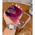 thumbnail image 2 of Compatible with iPhone 11 Case for Women Girls,Luxury Shiny Fashion Gradient Glitter Bling Cute Clear Acrylic Plate Shockproof Case for iPhone 11(Gradient Purple), 2 of 7