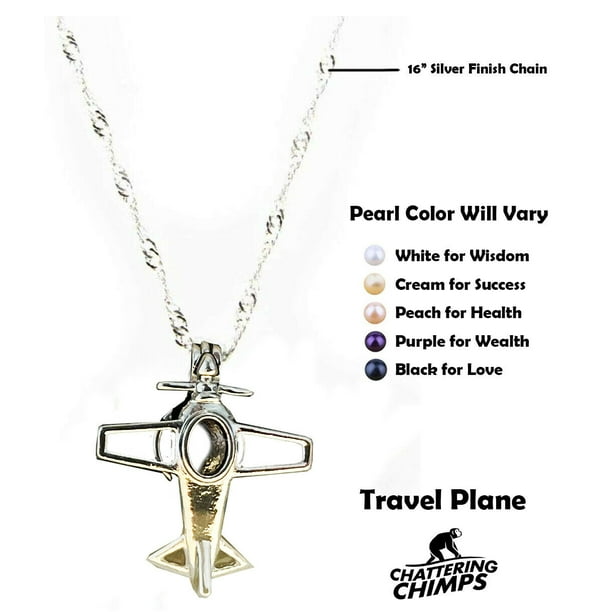 Travel Plane Chattering Chimps Love Wish Pearl Kit DIY Chain