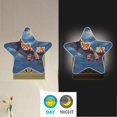 thumbnail image 4 of Star Shape LED Night Light with Auto Sensor Plug in Nightlights for Home Decor Cute Red Panda, 4 of 6