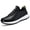 Black, variant on YOURDIARY Mens Waterproof Golf Shoes Non-Slip Comfort Lightweight Outdoor Golf Sneakers