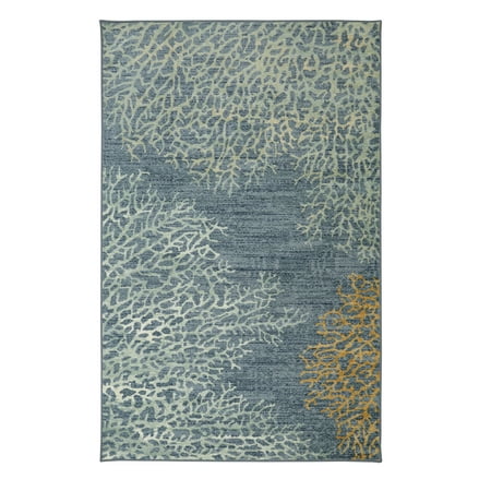 Mohawk Home Strata Coral Reef Multi Printed Area Rug, 5'x8', Blue