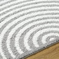 thumbnail image 3 of Livabliss Washable Rugs for Living Room, 7x9 Fossay Shag Modern Light Beige Area Rug, Bedroom Dining Room Home Decor Stain Resistant Carpet (6'7" x 9'), 3 of 7
