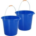 thumbnail image 1 of Superio Round Bucket 10 Liter, Blue (2 Pack), 1 of 5
