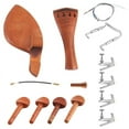 thumbnail image 1 of Accessoires de Pièces de Violon 4/4 Repose-Tétons Kit de Cordons de Serrage à Chevilles Fines, Bois Rouge, 1 of 8