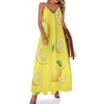 thumbnail image 2 of Lemons on Yellow Sleeveless Dress dresses summer Women's summer dresses, 2 of 6