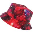 thumbnail image 4 of Galaxy Bucket Hat Fashion Space Print Summer Cap, 4 of 6