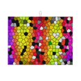 thumbnail image 1 of Fotbe Colorful Tie Dye Stained Glass 1 Alfombrilla de Secado para Cocina con Estampado, 18x24 Pulgadas, 1 of 7