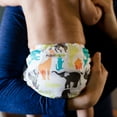 thumbnail image 2 of FuzziBunz Pocket Cloth Diapers 6 Pack Bundle with Inserts (Gender Neutral Prints, Large (25+ lbs)), 2 of 6