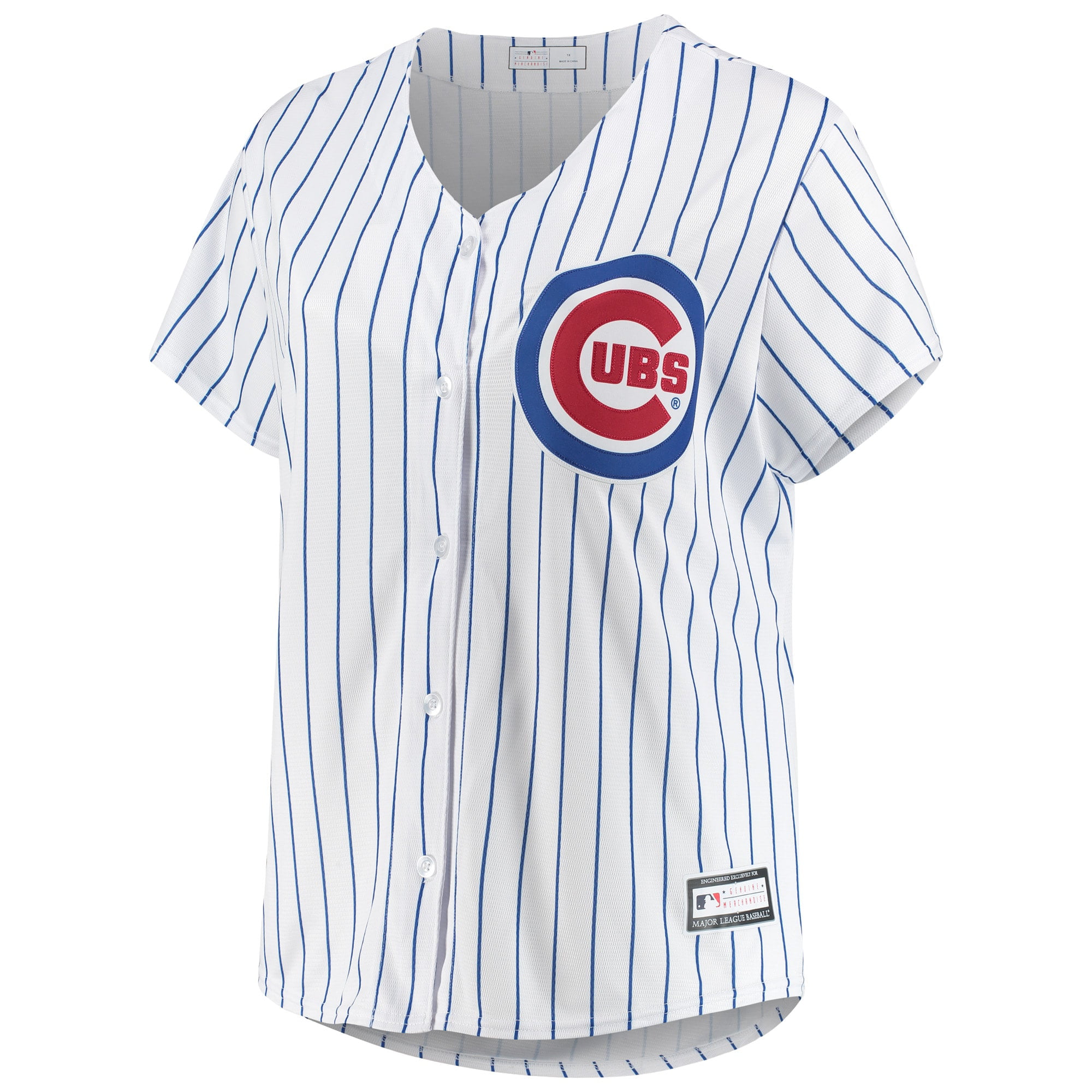 New Era Women's White Chicago Cubs Plus Size 2-hit Front Knot T