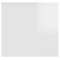 thumbnail image 3 of vidaXL Coffee Table High Gloss White 102x55.5x52.5 cm Engineered Wood, 3 of 5