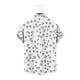 thumbnail image 4 of Ceisia Men Casual Fashion Turndown Collar Stripe Printing Gift Short Sleeve Button Shirt, 4 of 6