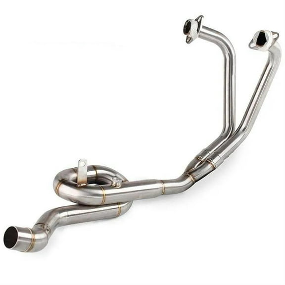 Motorcycle Exhaust Front  Middle Pipe Link Pipe Full System Slip On For Yamaha YZF R25 R3 MT03 2014-2021