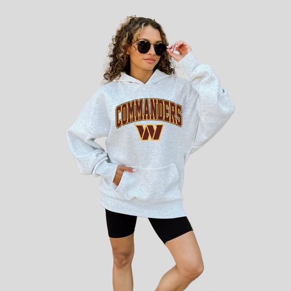 Women's Gameday Couture  Ash Washington Commanders Fan Edition Premium Weight Hoodie