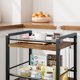 thumbnail image 5 of Yeshouse carrito de servicio de 3 niveles con ruedas, compacto y práctico, ideal para cocina, comedor, sala de estar o bar, fácil de mover y almacenar utensilios, bebidas o alimentos, 5 of 9