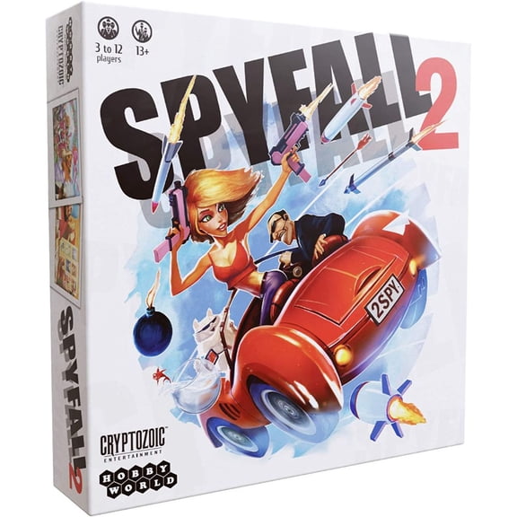 Spyfall 2 - The Perfect Party Game - Find the Spy Before Time Runs Out - Up to 3 to 12 Players - Board Games for Teens and Adults - Ages 13 