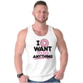 thumbnail image 3 of I Donut Want to Do Anything Funny Pun Tank Top T Shirts Men Women Brisco Brands S, 3 of 6