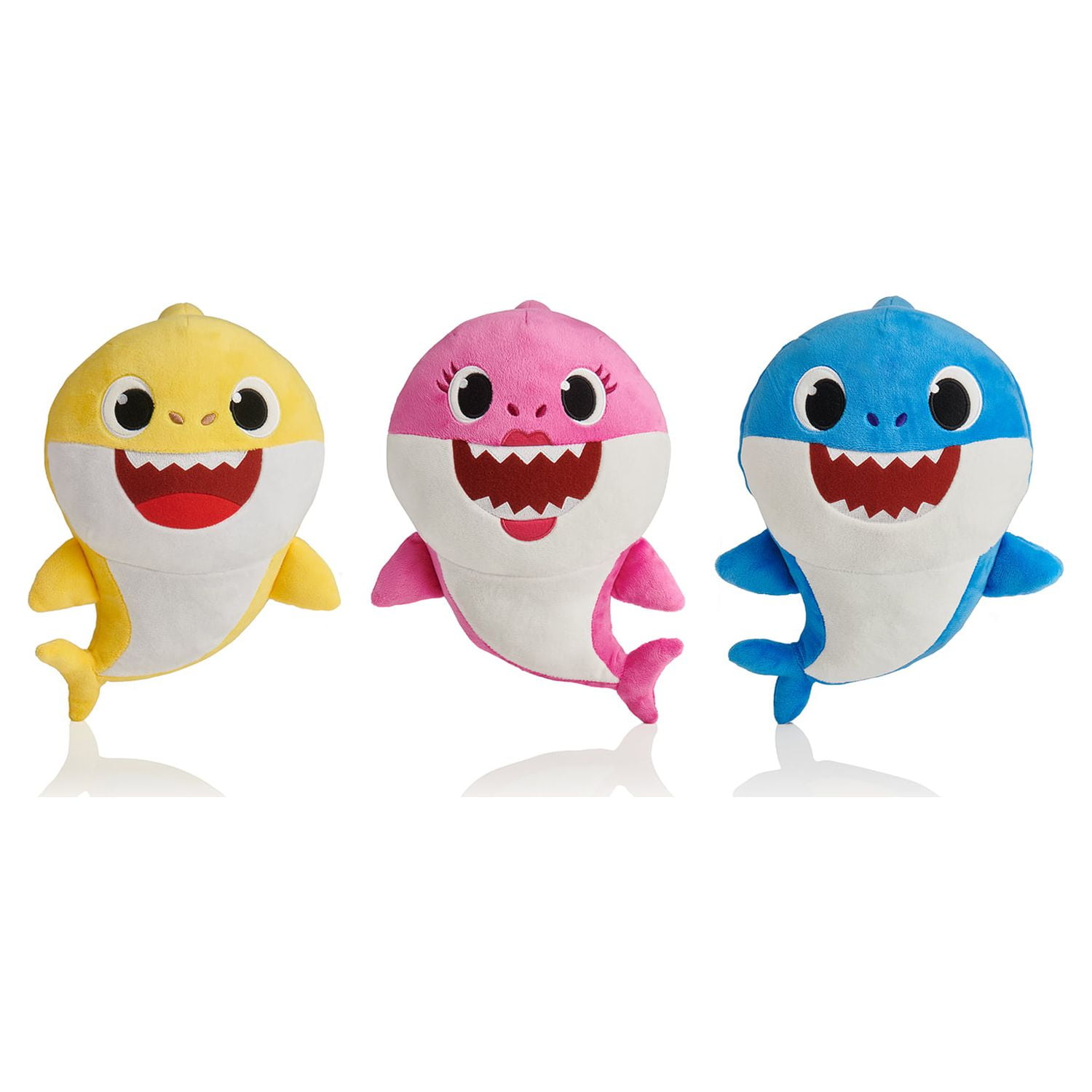 WowWee Pinkfong Baby Shark Official Singing Plush Doll Mommy Daddy Baby Shark Family Stuffed Animals Walmart