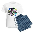 thumbnail image 5 of CafePress - Crazy Dachshund Lady Women's Light Pajamas - Women's Short Sleeve Print T-Shirt and Pants Light Cotton Pajama Set, 5 of 7