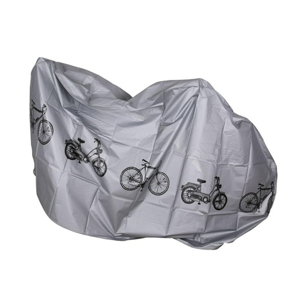 Cubierta Duradera para Bicicleta Kusrkot Accesorios Impermeables Protección Solar Impermeable Antiviento Gris