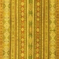 thumbnail image 1 of Ahgly Company Indoor Square Abstract Yellow Modern Area Rugs, 8' Square, 1 of 4