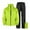 Green, variant on Men's Rain Suit 2 Pcs Waterproof Rain Gear Lightweight Rain Jacket Pants (White XXXL)