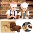 thumbnail image 2 of OAVQHLG3B Wooden Cookie Mould 3D Baking Mould Cookie Die Cutting Machine Conical Plant Model Cookie Wooden Gingerbread For Halloween Thanksgiving Christmas Kitchen DIY, 2 of 7
