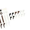 thumbnail image 3 of TISHITA Silicone Eyeglasses Straps Ear Grips Hook Eyewear Retainer Set 18 Pairs, 3 of 5