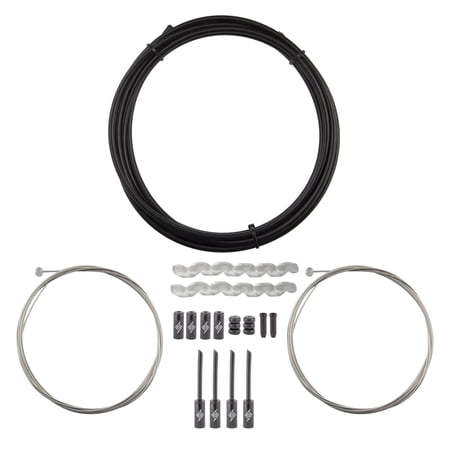 Origin8 Slick Compressionless MTB Brake Cable/Housing Kit Front and Rear Black price history on PriceWatchPro