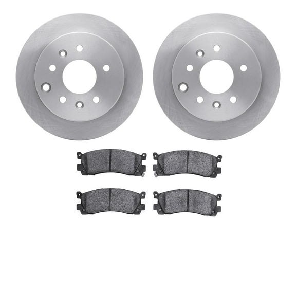 Dynamic Friction Company Rear Brake Rotors with 5000 Advanced Brake Pads 6502-80139
