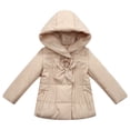 thumbnail image 1 of Girls' Padded Jacket with Rosette Accents RH0908, 1 of 2