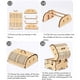 thumbnail image 4 of Rompecabezas de madera 3D caja de música clásica decoración del hogar juguetes educativos de madera duraderos portátiles para niños, 4 of 5