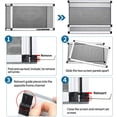thumbnail image 4 of 2 Pack Expandable Window Screen - Adjustable Window Screen - Replacement Window Screen with Frame - Fit for Anti Bugs Mosquito Insects (15" H x 21" - 38" W, White), 4 of 7