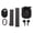 Black, variant on 2 in 1 Smart Watch with Built-in Earbuds, 2.01 Inch (5.1 cm) TFT Touch Screen, Bluetooth Call & Music Playback, Multi-Function NFC Sports Tracker, Silver Silicone