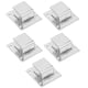 thumbnail image 4 of Soporte de montaje en estante Ticfox 5 piezas Acero inoxidable Plateado, 4 of 14