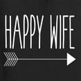 thumbnail image 6 of Wild Bobby, Happy Life Happy Wife Couples Tee Matching Valentine's Day Shirts , Black, Mens S-Womens S, 6 of 6